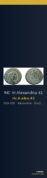 RIC VI Alexandria 41 — CANOA