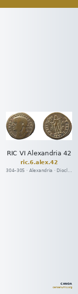 RIC VI Alexandria 42 — CANOA