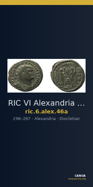 RIC VI Alexandria 46a — CANOA