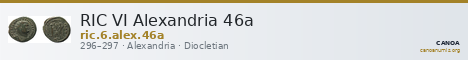 RIC VI Alexandria 46a — CANOA