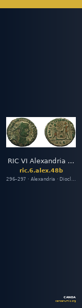 RIC VI Alexandria 48b — CANOA