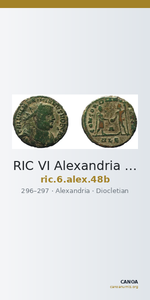 RIC VI Alexandria 48b — CANOA