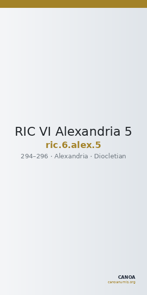 RIC VI Alexandria 5 — CANOA