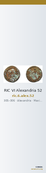RIC VI Alexandria 52 — CANOA