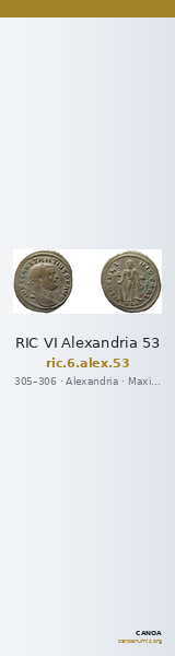 RIC VI Alexandria 53 — CANOA