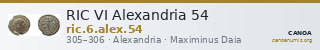 RIC VI Alexandria 54 — CANOA