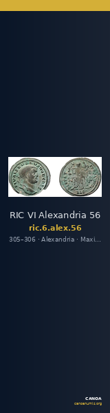 RIC VI Alexandria 56 — CANOA