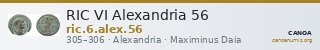 RIC VI Alexandria 56 — CANOA