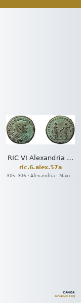 RIC VI Alexandria 57a — CANOA