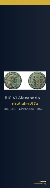 RIC VI Alexandria 57a — CANOA