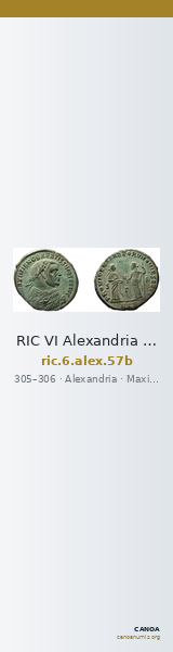RIC VI Alexandria 57b — CANOA