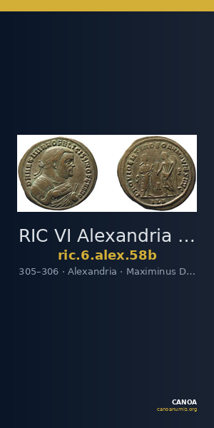 RIC VI Alexandria 58b — CANOA