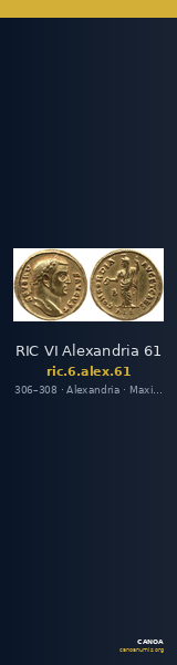 RIC VI Alexandria 61 — CANOA