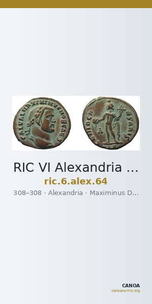 RIC VI Alexandria 64 — CANOA