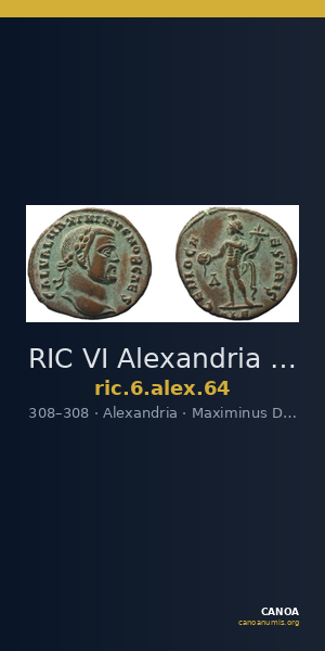 RIC VI Alexandria 64 — CANOA