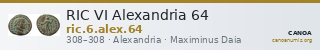 RIC VI Alexandria 64 — CANOA