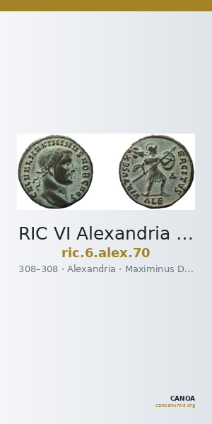 RIC VI Alexandria 70 — CANOA