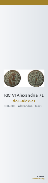 RIC VI Alexandria 71 — CANOA