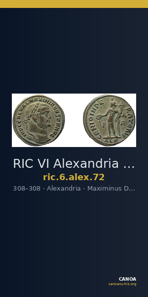 RIC VI Alexandria 72 — CANOA