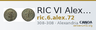 RIC VI Alexandria 72 — CANOA
