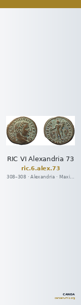 RIC VI Alexandria 73 — CANOA