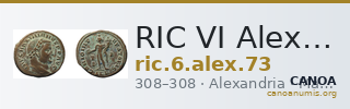 RIC VI Alexandria 73 — CANOA