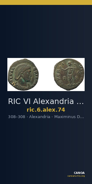 RIC VI Alexandria 74 — CANOA