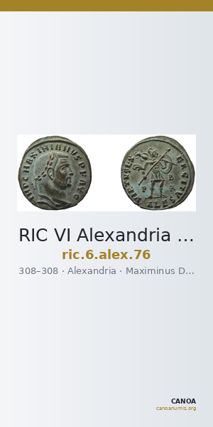 RIC VI Alexandria 76 — CANOA