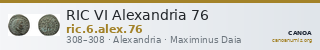 RIC VI Alexandria 76 — CANOA