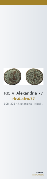 RIC VI Alexandria 77 — CANOA