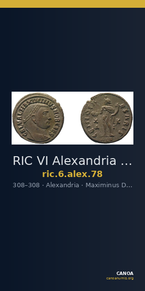 RIC VI Alexandria 78 — CANOA