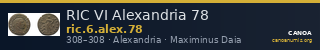 RIC VI Alexandria 78 — CANOA