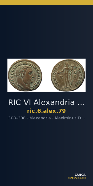 RIC VI Alexandria 79 — CANOA