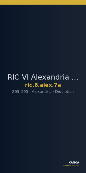 RIC VI Alexandria 7a — CANOA