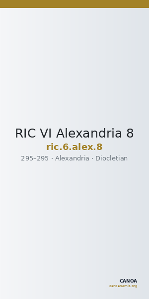 RIC VI Alexandria 8 — CANOA