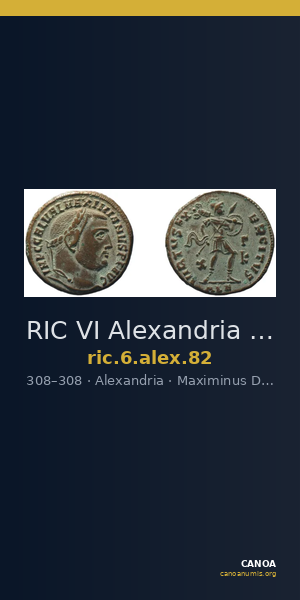 RIC VI Alexandria 82 — CANOA