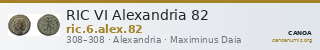 RIC VI Alexandria 82 — CANOA