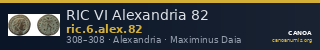 RIC VI Alexandria 82 — CANOA