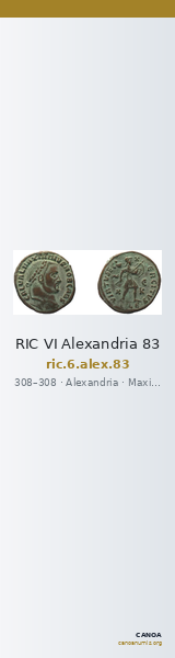 RIC VI Alexandria 83 — CANOA