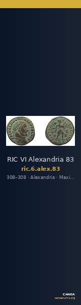 RIC VI Alexandria 83 — CANOA