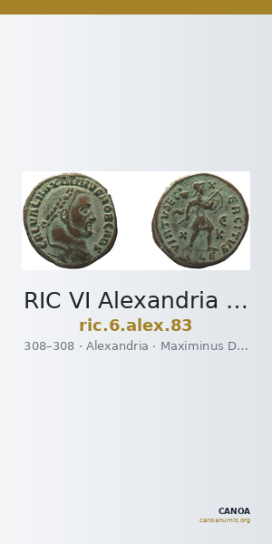 RIC VI Alexandria 83 — CANOA