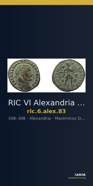 RIC VI Alexandria 83 — CANOA