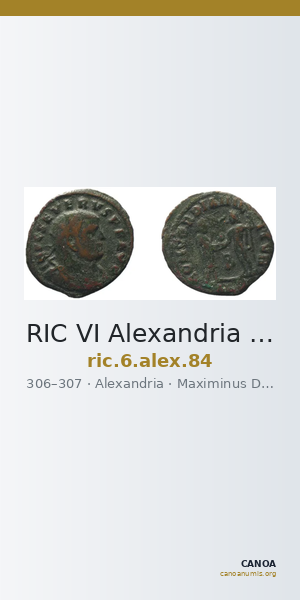 RIC VI Alexandria 84 — CANOA