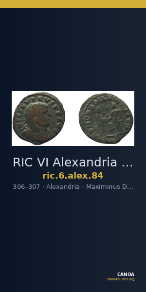 RIC VI Alexandria 84 — CANOA