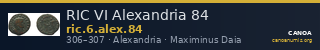 RIC VI Alexandria 84 — CANOA