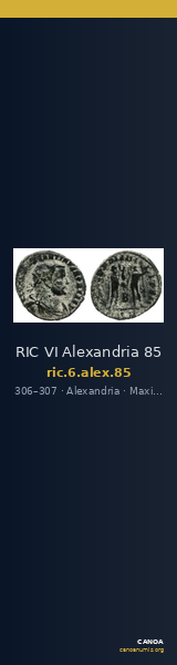 RIC VI Alexandria 85 — CANOA