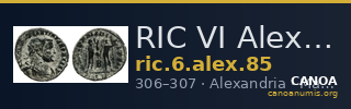 RIC VI Alexandria 85 — CANOA