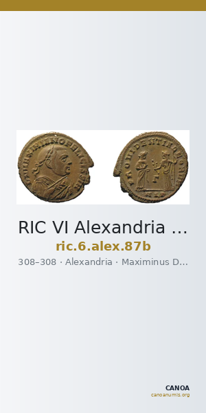 RIC VI Alexandria 87b — CANOA