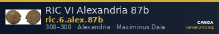 RIC VI Alexandria 87b — CANOA