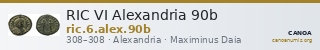RIC VI Alexandria 90b — CANOA